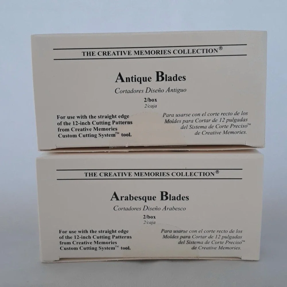 NEW Creative Memories Blades - Antique & Arabesque